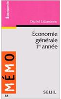 Economie G'N'rale (1re Ann'e)