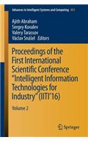 Proceedings of the First International Scientific Conference 
