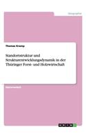 Standortstruktur und Strukturentwicklungsdynamik in der Thüringer Forst- und Holzwirtschaft: (German)