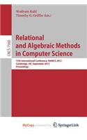 Relational and Algebraic Methods in Computer Science