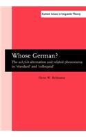 Whose German?