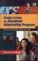 Guide Lines For Summer Internship Program