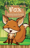 fox coloring book for kids