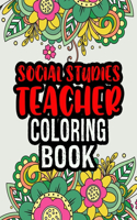 Social Studies Teacher Coloring Book