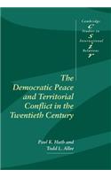 Democratic Peace and Territorial Conflict in the Twentieth Century
