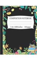 Composition Notebook 7.44 x 9.69 Inches 110 pages