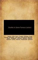 Studies in Some Famous Letters