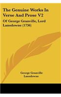 The Genuine Works In Verse And Prose V2