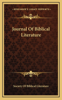 Journal of Biblical Literature