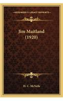 Jim Maitland (1920)