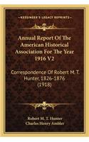 Annual Report of the American Historical Association for the Year 1916 V2