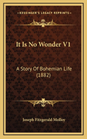 It Is No Wonder V1: A Story Of Bohemian Life (1882)