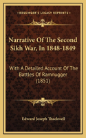 Narrative Of The Second Sikh War, In 1848-1849