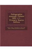 Paleographie Musicale Volume 1892 V.3
