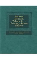 Bulletin Mensual, Volume 6... - Primary Source Edition