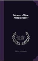 Memoir of Rev. Joseph Badger