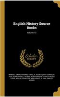 English History Source Books; Volume 13