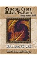 Fractal Cross Stitch Pattern: Design No. 5236