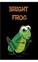 Bright Frog Composition Notebook: College Ruled Notebook - Lined Journal -School supplies Book Notes- back to school Gift Kids -