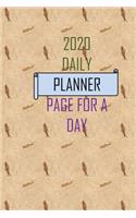 daily calendar 2020 page a day