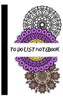 To Do List Notebook