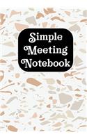 Simple Meeting Notebook