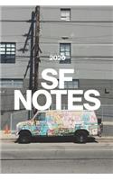 SF Notes: 2020 Calendar, San Francisco Lined Notebook, Souvenir Journal Diary, 120 Pages, 6x9 Soft Photo Cover, Matte Finish