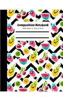 Composition Notebook, Wide Ruled, Draw and Write