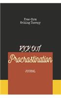 Free-form Writing Therapy - Kick Out Procrastination Journal