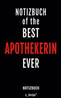 Notizbuch für Apotheker / Apothekerin: Originelle Geschenk-Idee [120 Seiten liniertes blanko Papier ]