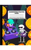 Handwriting Practice Paper Notebook Primary Composition Notebook