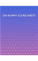 Gin Rummy Score Sheets: A pad of scoresheets: Perfect for scorekeeping: Vol. 22