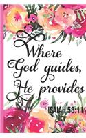 Where God Guides He Provides Isaiah 58