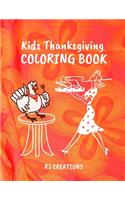 Kids Thanksgiving Coloring Book