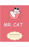 Mr.Cat: Notebooks are a very essential part for taking notes, as a diary, writing thoughts and inspirations, tracking your goals, for homework, planning and