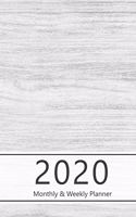 2020 Monthly & Weekly Planner