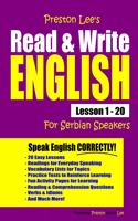 Preston Lee's Read & Write English Lesson 1 - 20 For Serbian Speakers