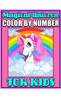 Magical Unicorn Color By Number For Kids