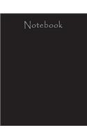 Unruled (Unlined) Blank Composition Notebook (8.5