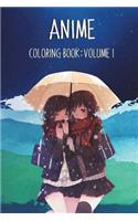 Anime Coloring Book