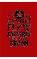 If You Can't Fly with the Big Girls Stay Off the Broom: Beautiful Journal for Girls