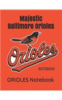 Majestic Baltimore Orioles: Notebook