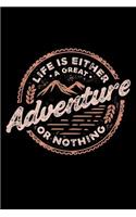 Adventure: Traveling Exploring Mountain Climbing Daily Writing Notebook 2019