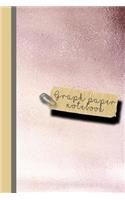Graph Paper Notebook: Small Sparkle Glitter School or Academic Graph Notebook for Girls and Women - Pink Reflective Sheen