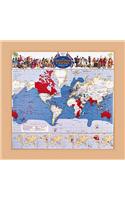 British Empire Map 1905, Rolled for Framing: A Detailed Colour Map of the Greatest Empire the World Has Ever Seen