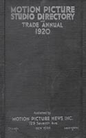 1920 Motion Picture Studio Directory