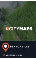 City Maps Bentonville Arkansas, USA