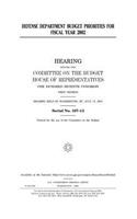 Defense Department budget priorities for fiscal year 2002