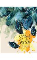 Notebook Sketchbook: Feather Cover: Paper book for Sketching, Drawing, Journaling & Doodling (Sketchbooks), Perfect Large size at 8" x 10", 120 Pages
