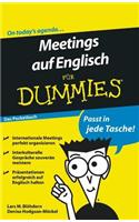 Meetings auf Englisch fur Dummies